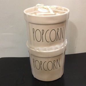 Rae Dunn popcorn bowls